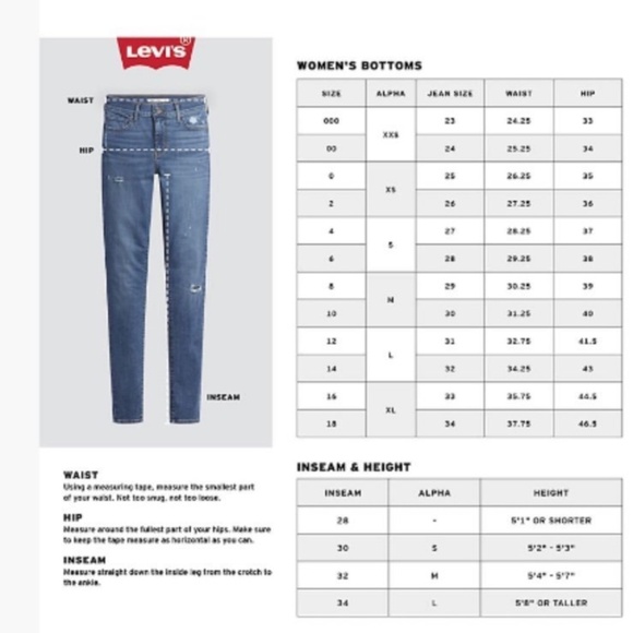 Levi’s 724 High-rise Slim Straight-Size 30x32 NEW in packaging ($70) - Picture 7 of 7
